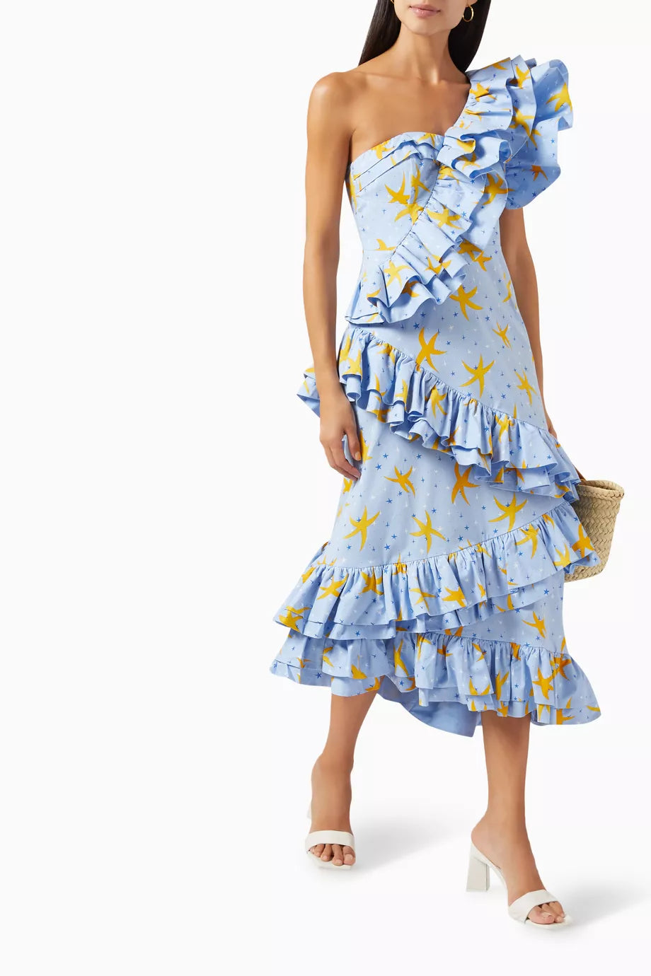 CELIA B RUFFLE DRESS