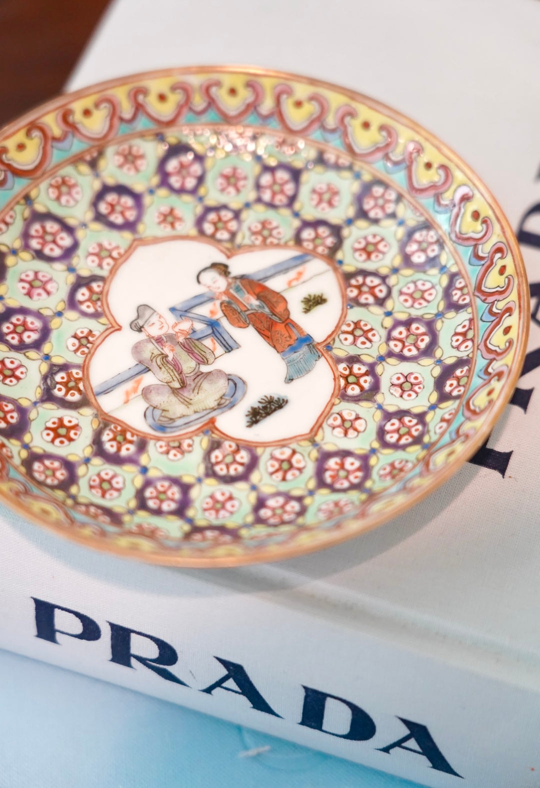HAND-PAINTED CHINESE PLATE