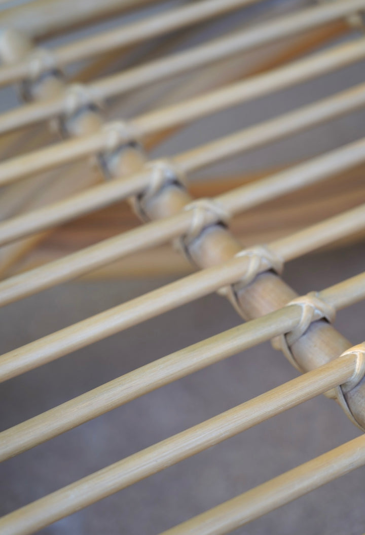 VINTAGE BAMBOO & RATTAN DAYBED CHAISE