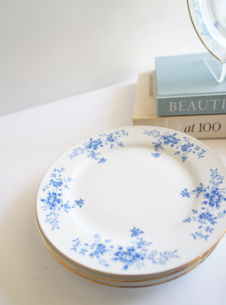 China Garden Prestige Blue Rose
Porcelain Salad Plate Set of 4