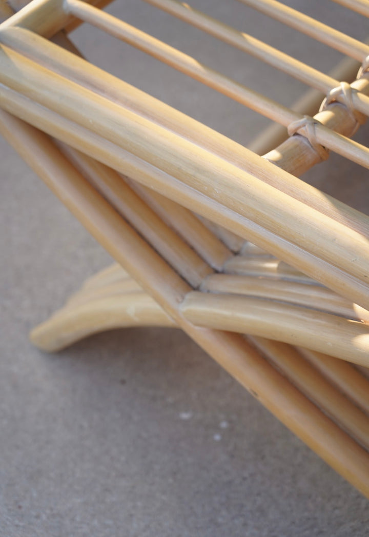 VINTAGE BAMBOO & RATTAN DAYBED CHAISE