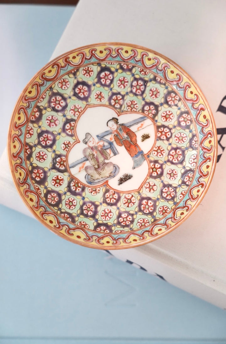 HAND-PAINTED CHINESE PLATE