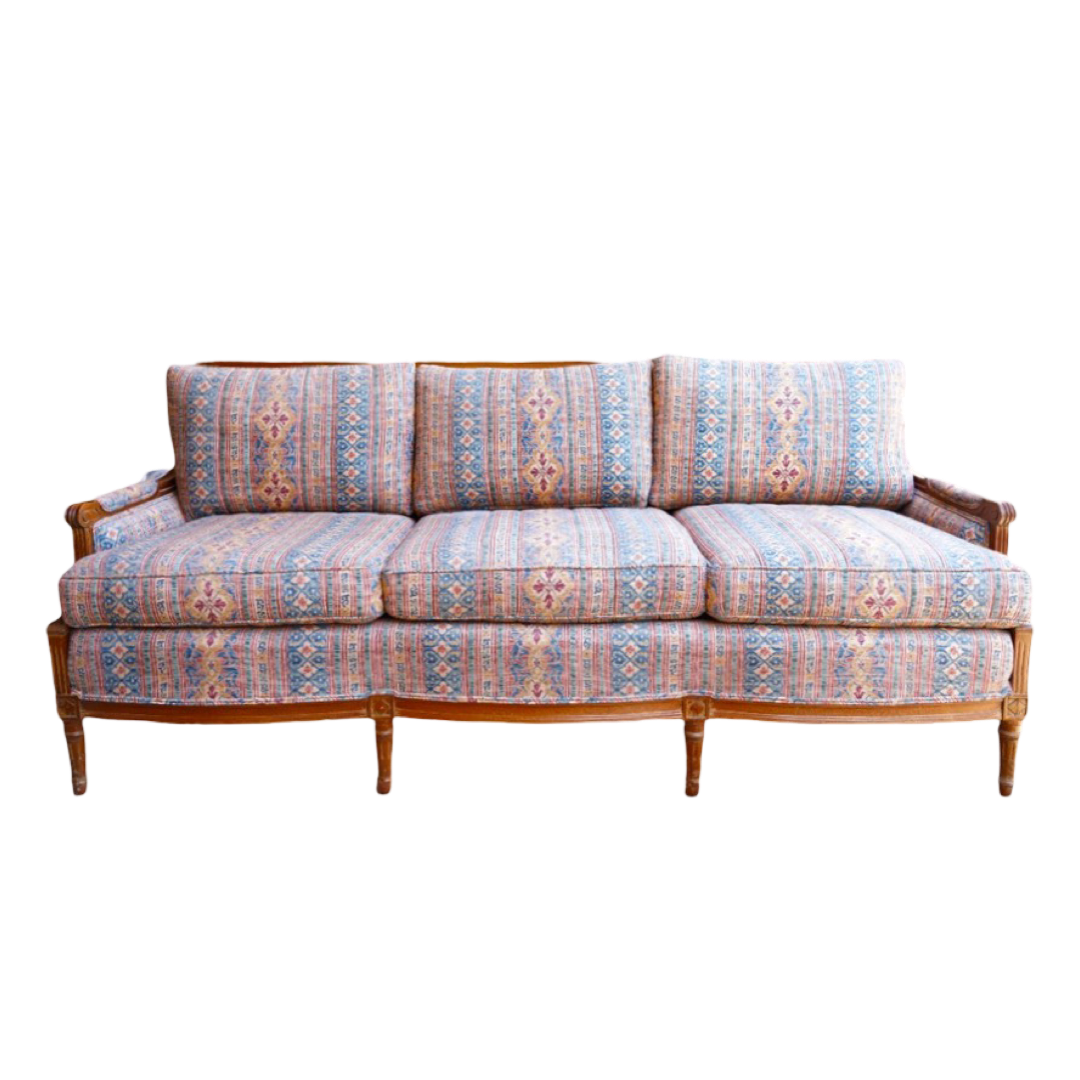 NEOCLASSICAL UPHOLSTERED SOFA
