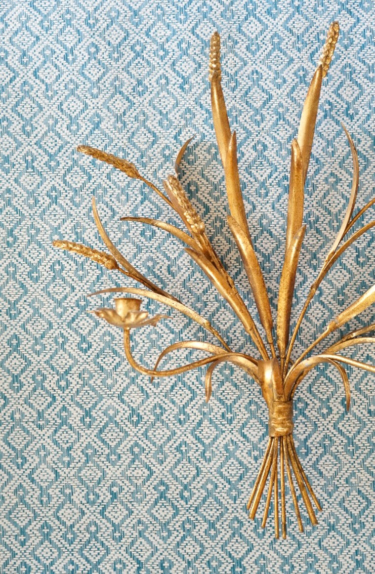 ITALIAN WHEAT SHEAF SCONCE