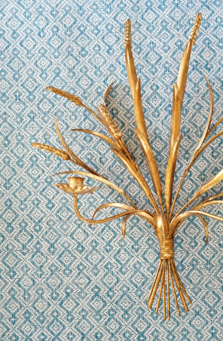 ITALIAN WHEAT SHEAF SCONCE