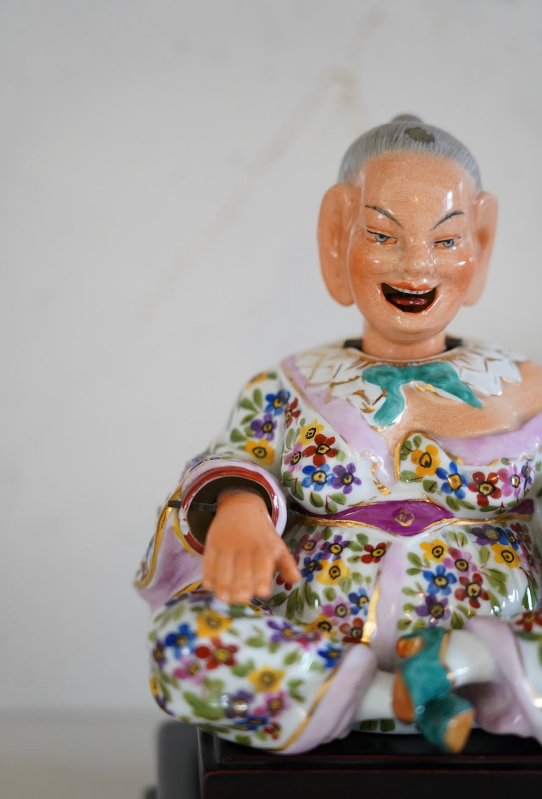 ANTIQUE CAPODIMONTE NODDING PAGODA