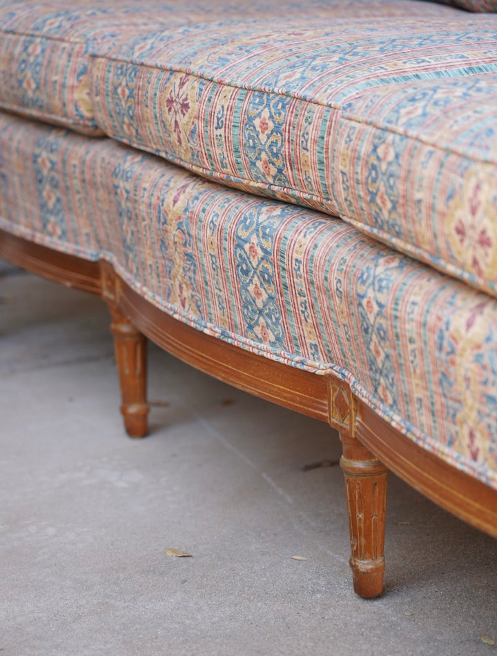 NEOCLASSICAL UPHOLSTERED SOFA