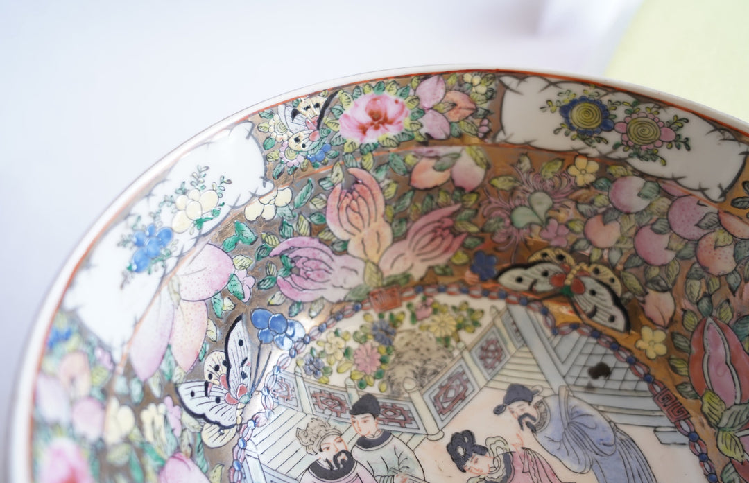 Famille Rose bowl