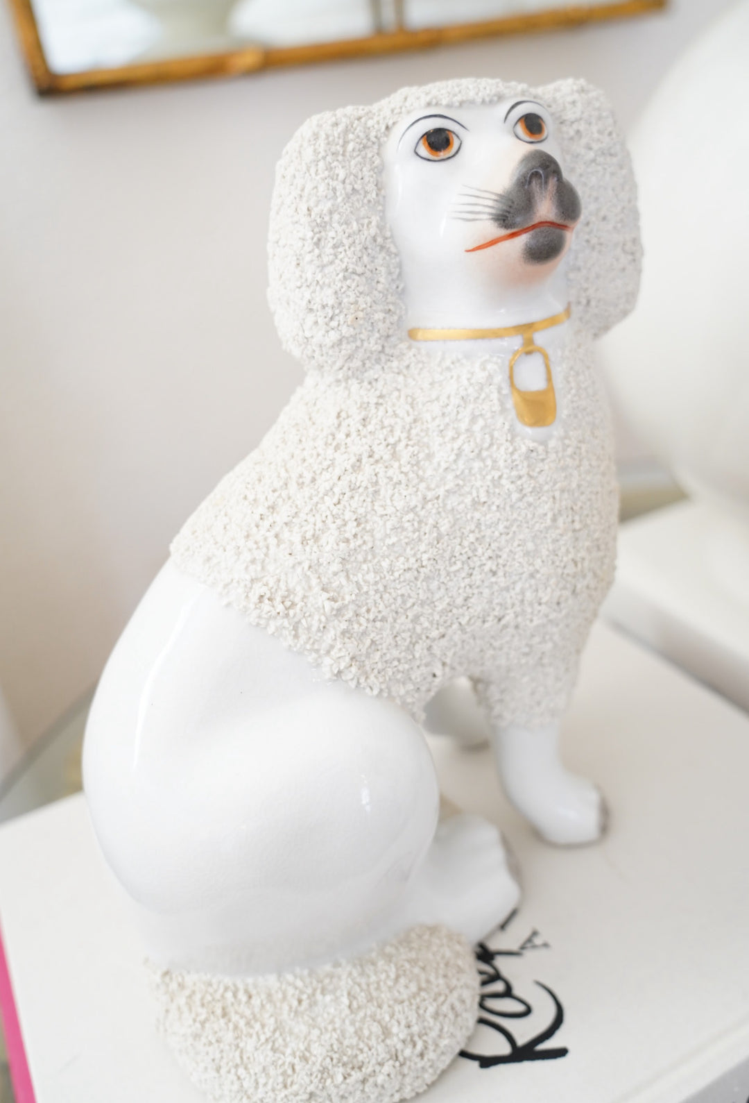 Staffordshire Poodles, Pair