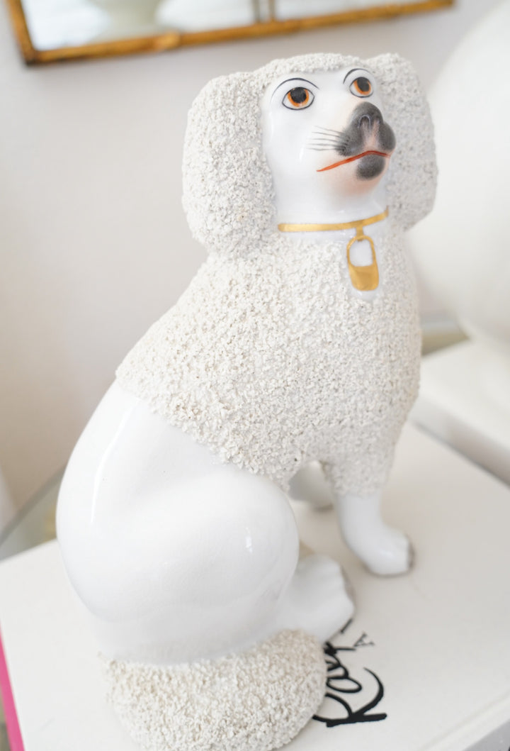 Staffordshire Poodles, Pair