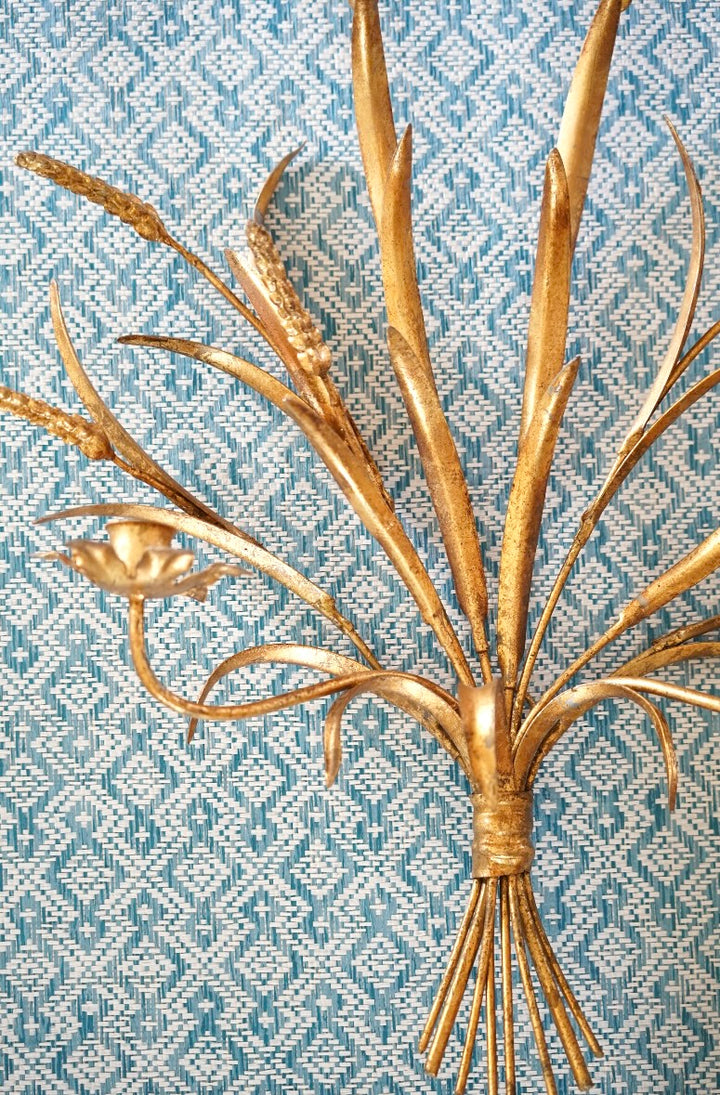 ITALIAN WHEAT SHEAF SCONCE
