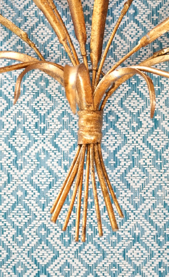 ITALIAN WHEAT SHEAF SCONCE