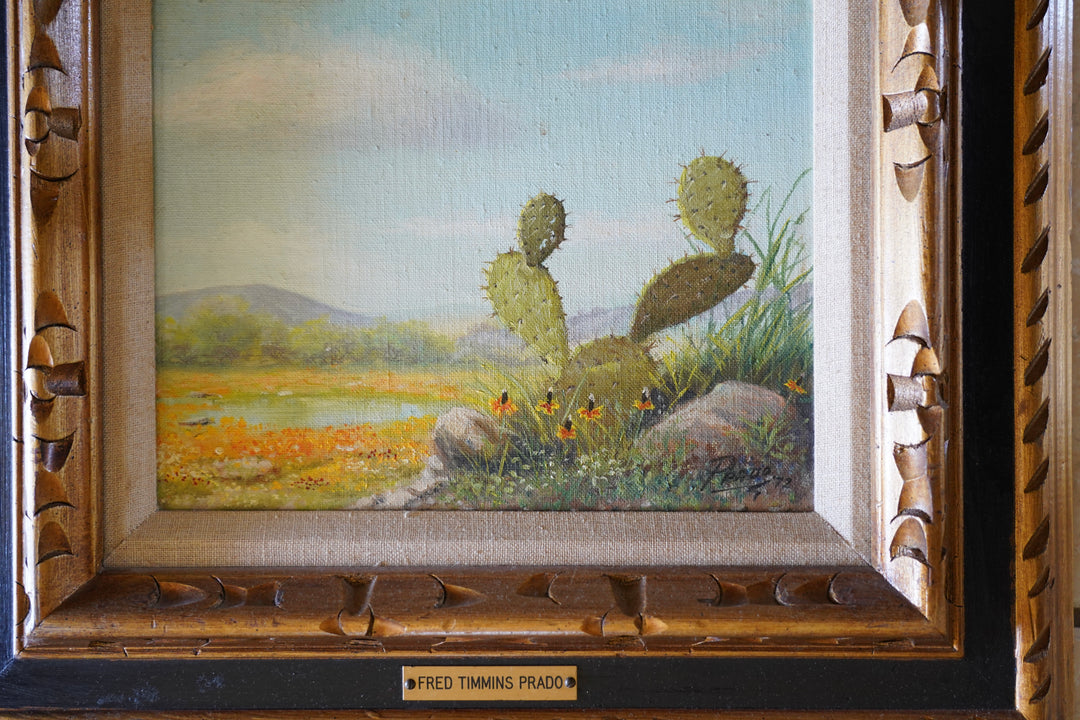 FRED TIMMINS PRADO ORIGINAL PAINTING