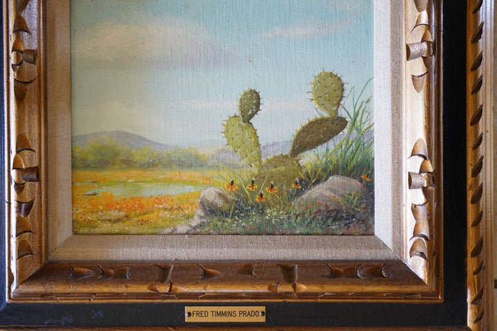 FRED TIMMINS PRADO ORIGINAL PAINTING