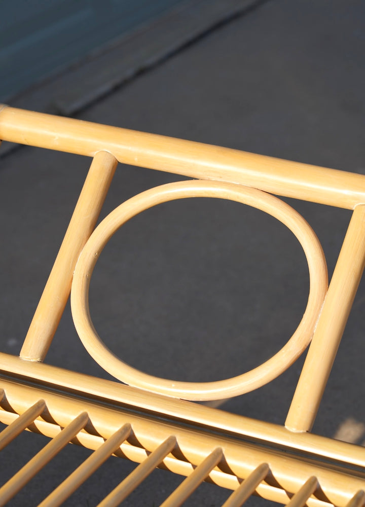 VINTAGE BAMBOO & RATTAN DAYBED CHAISE