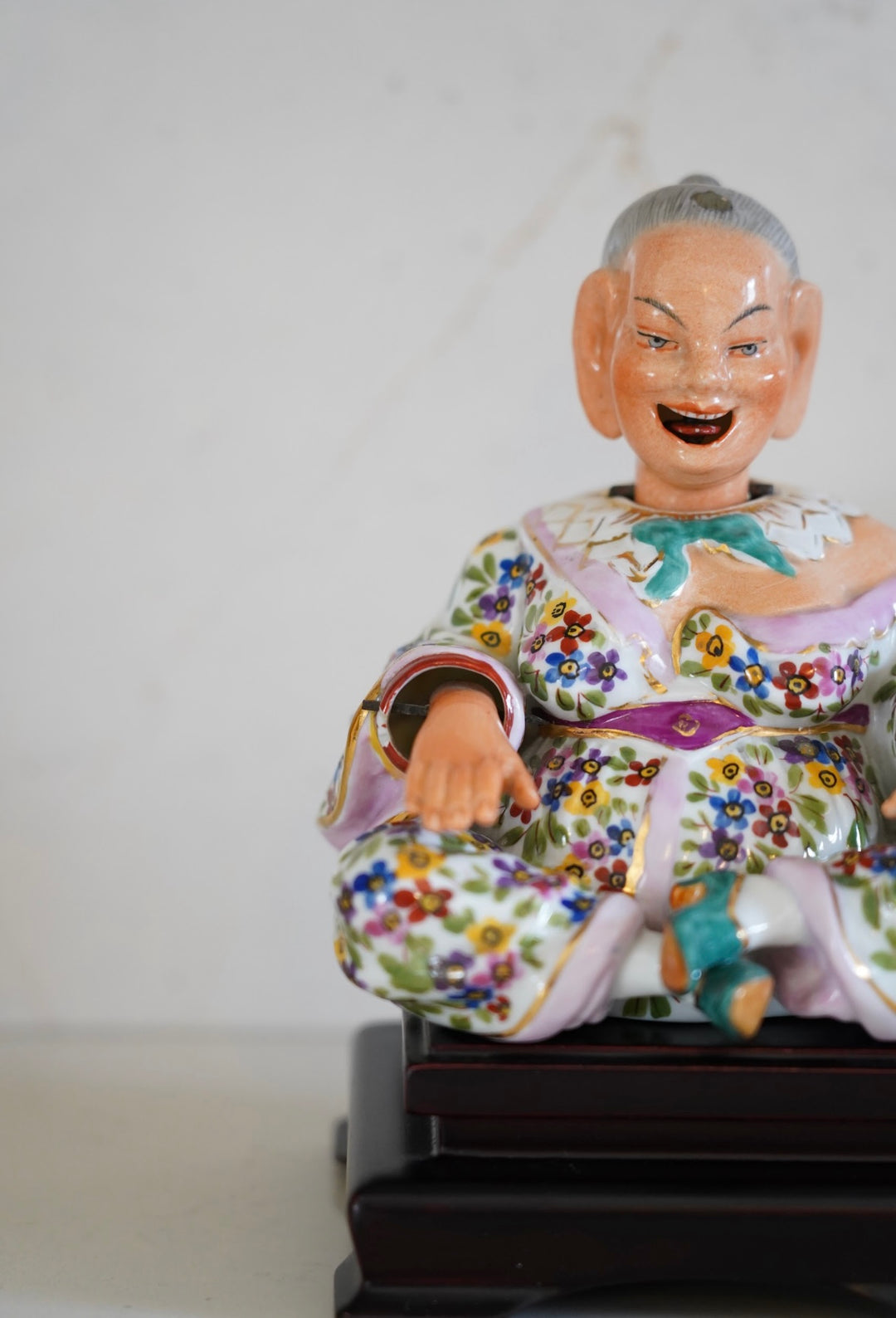 ANTIQUE CAPODIMONTE NODDING PAGODA