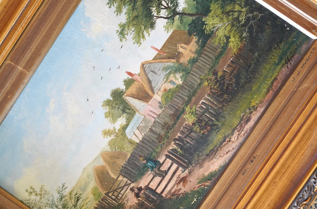 JJ HUGHES OIL ON CANVAS