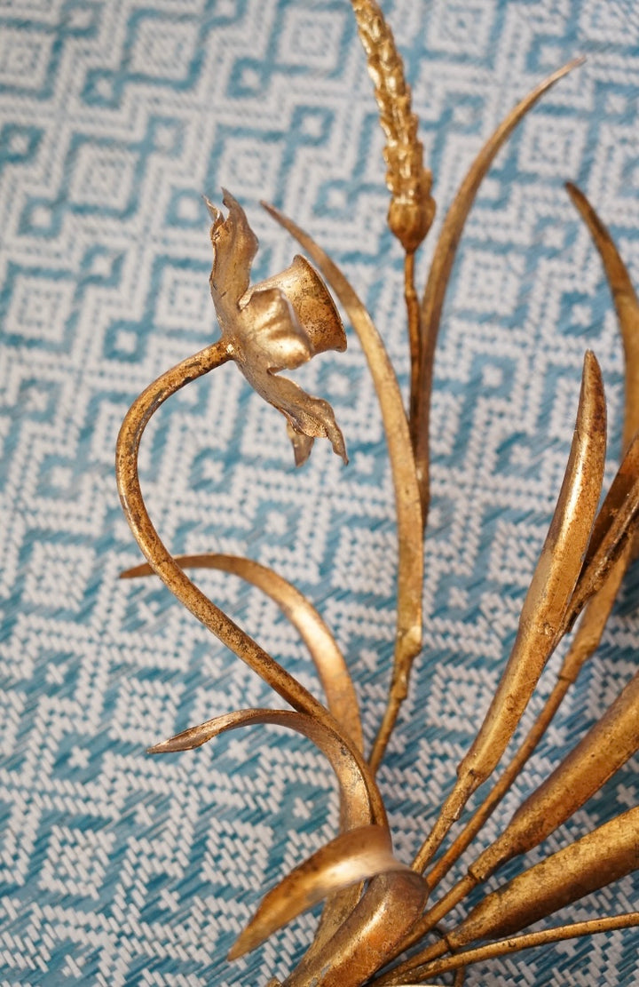 ITALIAN WHEAT SHEAF SCONCE