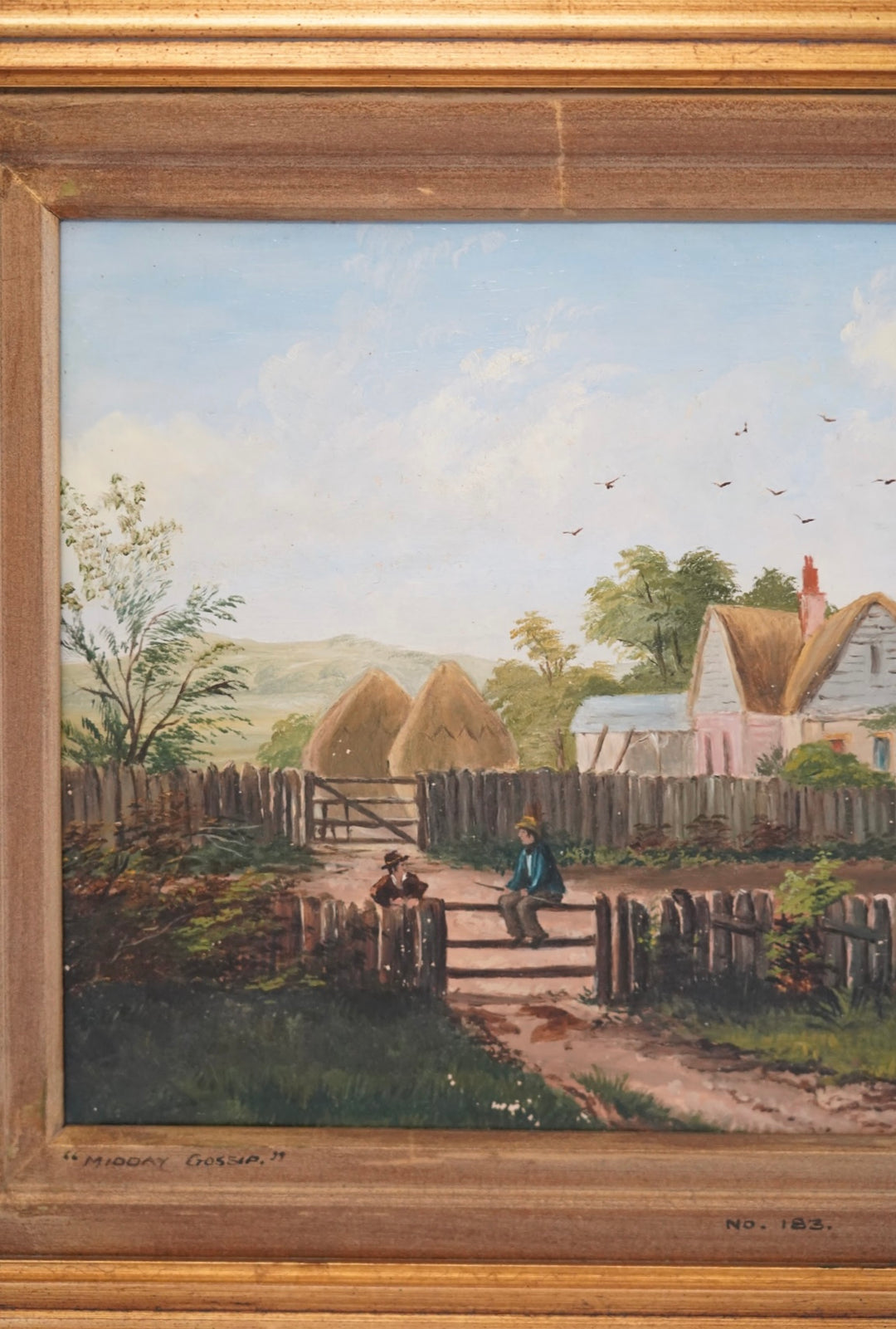 JJ HUGHES OIL ON CANVAS