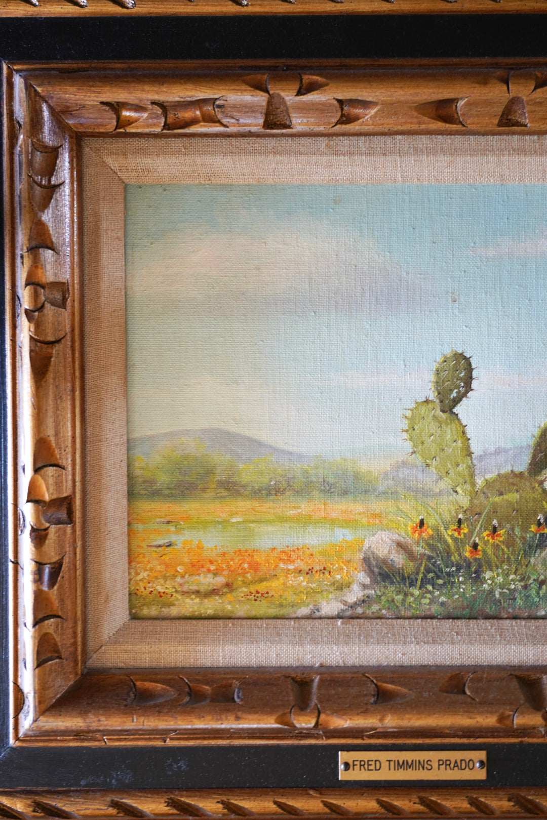 FRED TIMMINS PRADO ORIGINAL PAINTING