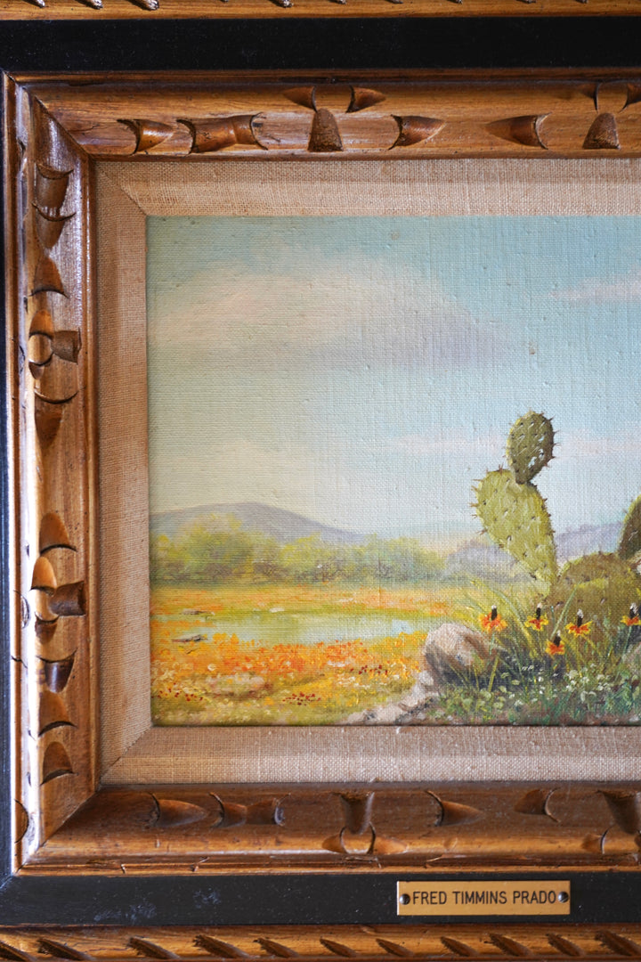 FRED TIMMINS PRADO ORIGINAL PAINTING