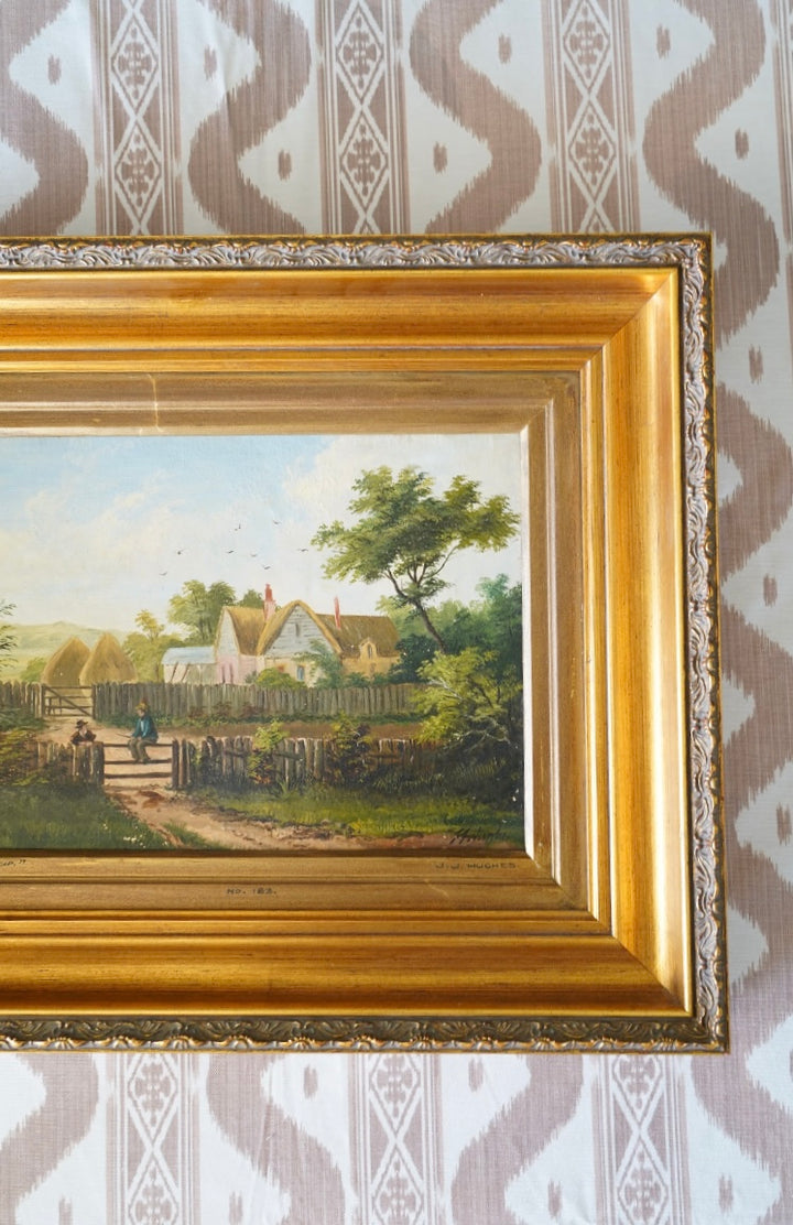 JJ HUGHES OIL ON CANVAS