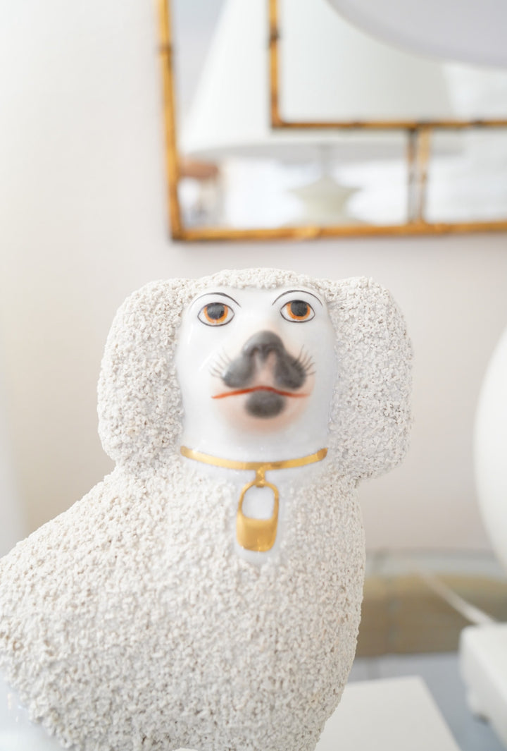 Staffordshire Poodles, Pair