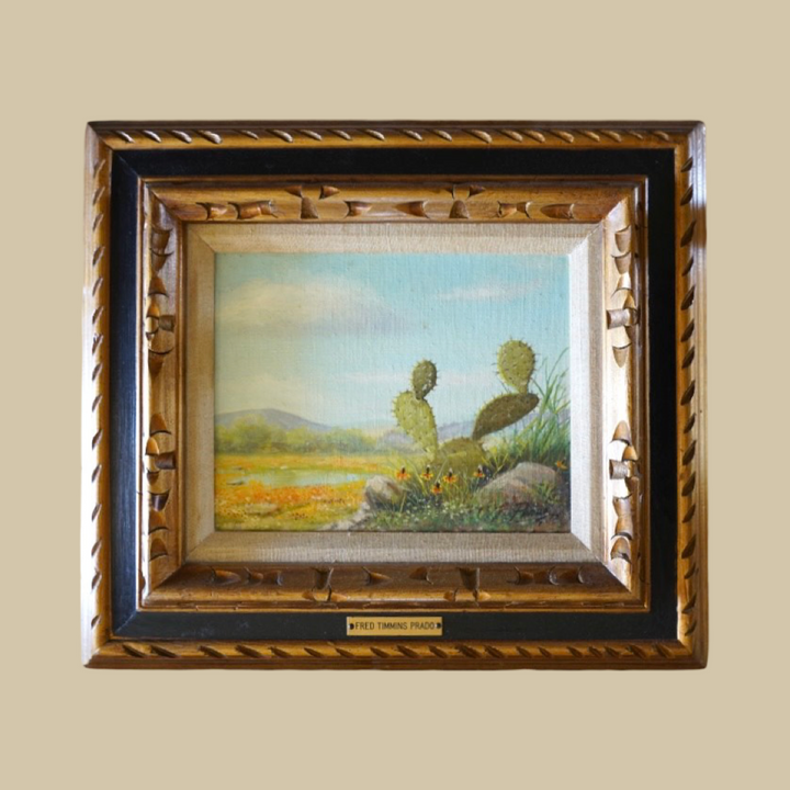 FRED TIMMINS PRADO ORIGINAL PAINTING