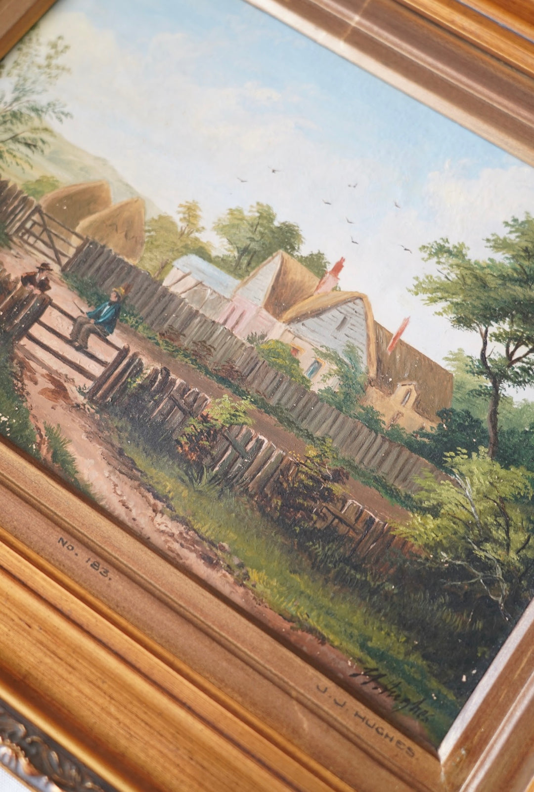 JJ HUGHES OIL ON CANVAS