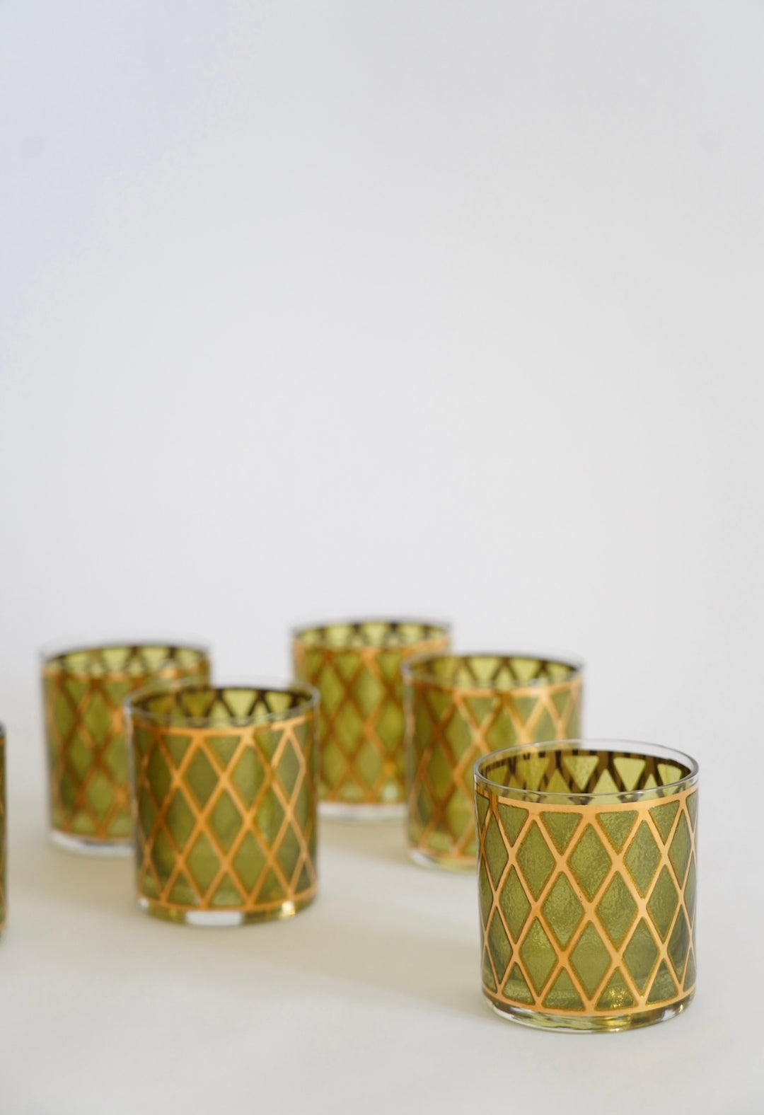 1960’S VINTAGE CULVER GLASSWARE SET