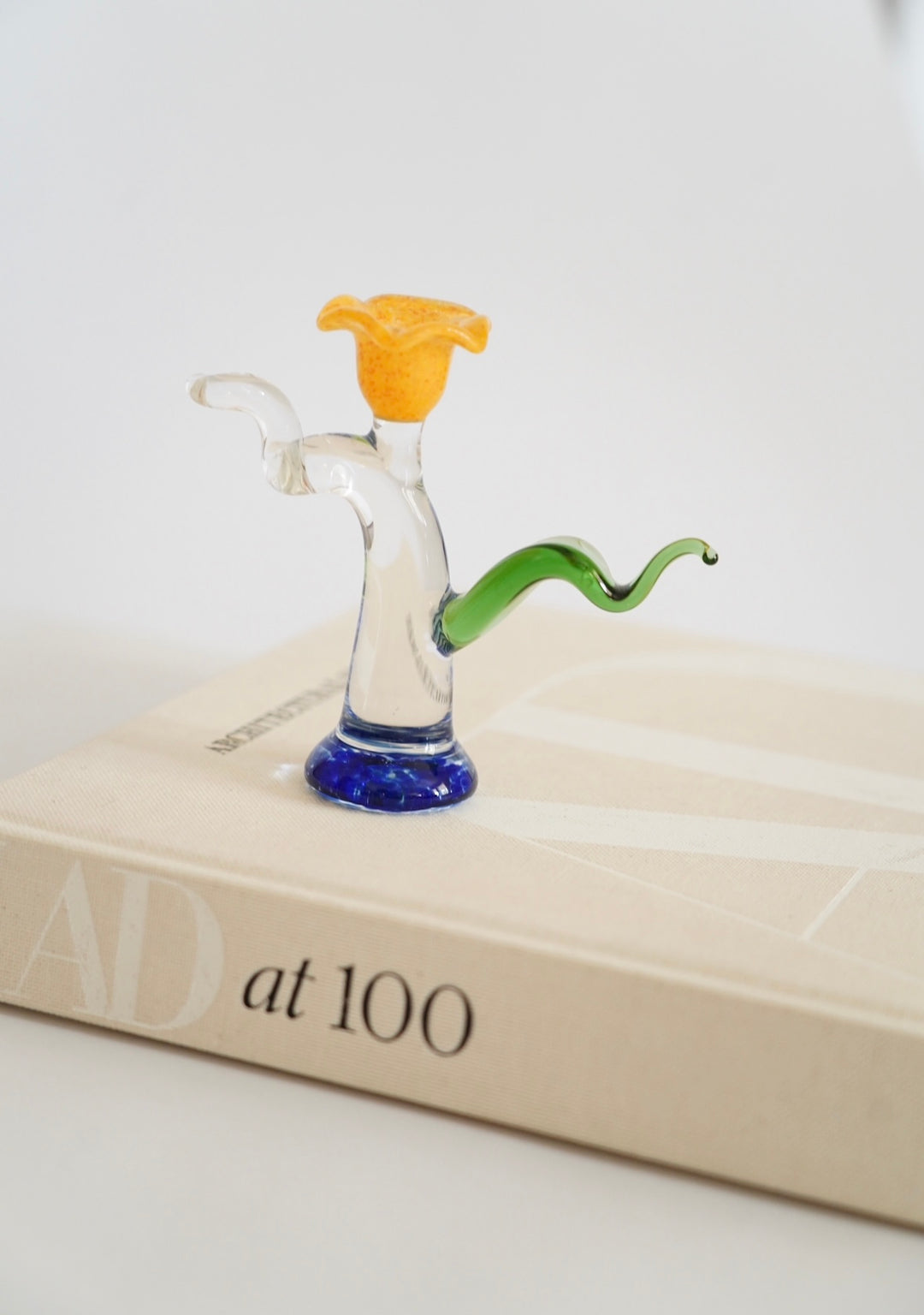 HAND-BLOWN TULIP CANDLE HOLDERS