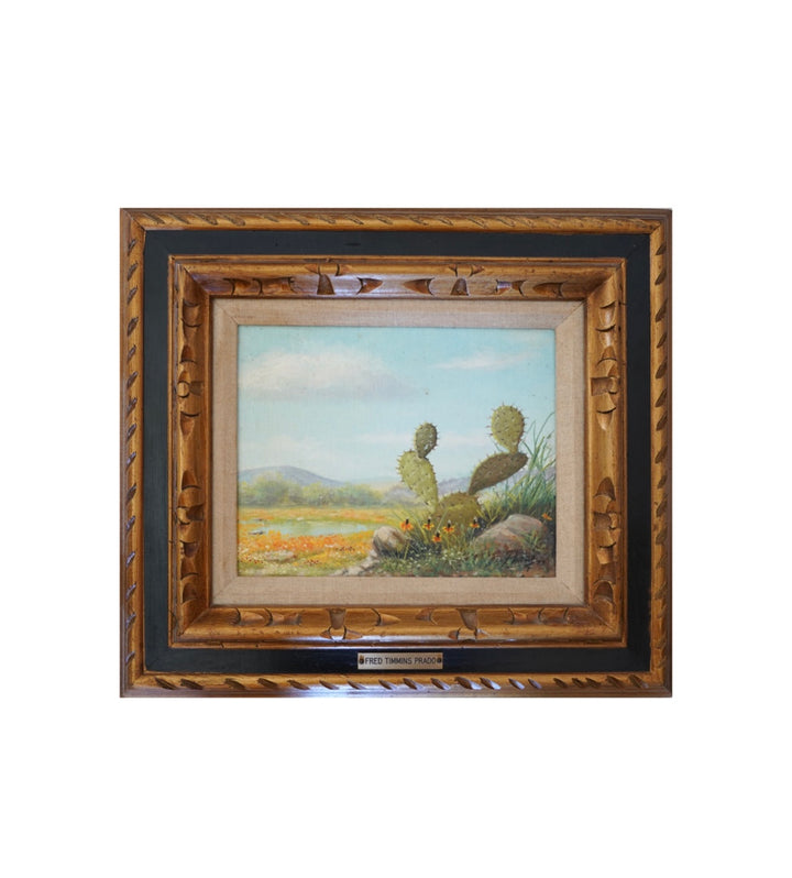 FRED TIMMINS PRADO ORIGINAL PAINTING
