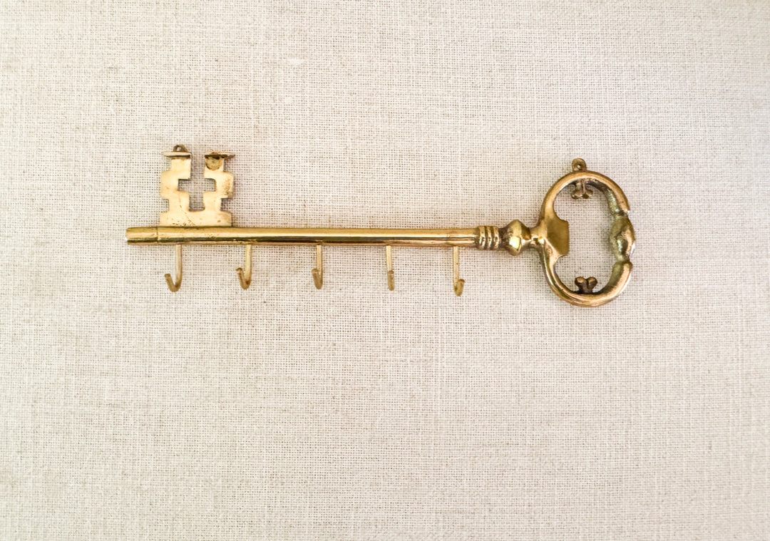 Brass skeleton wall hook