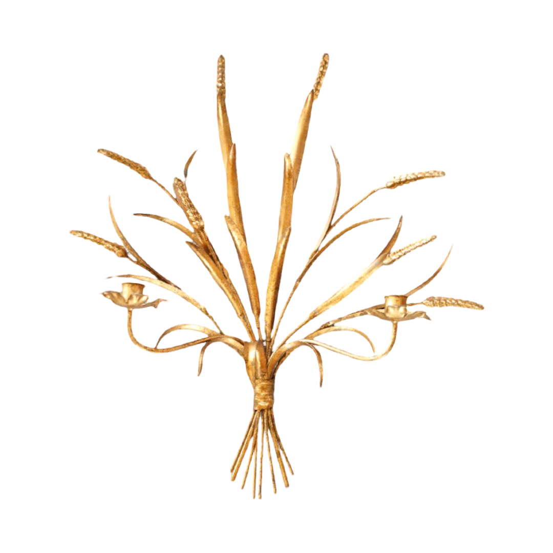 ITALIAN WHEAT SHEAF SCONCE