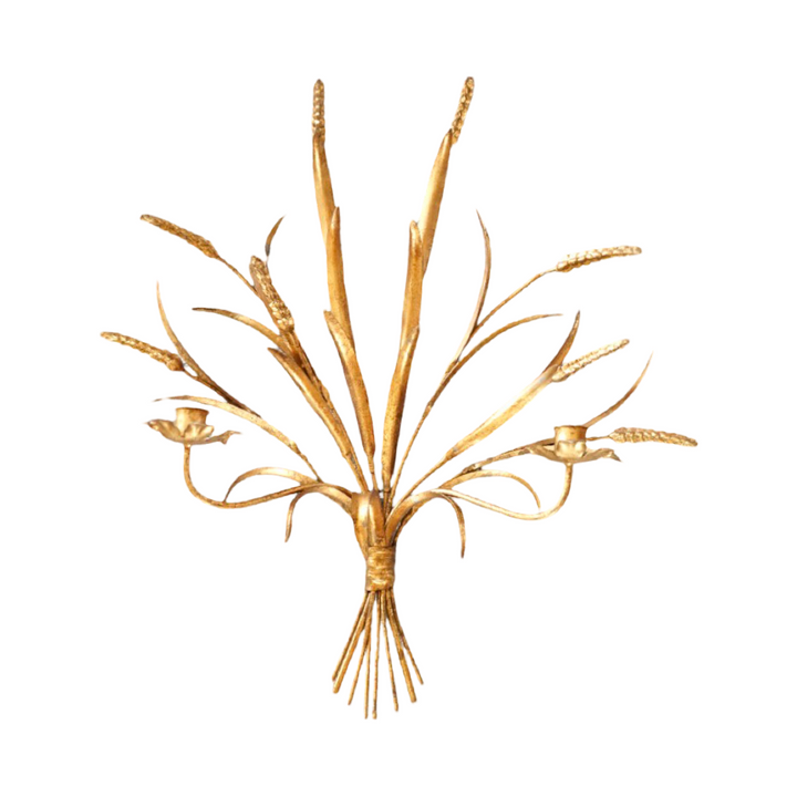 ITALIAN WHEAT SHEAF SCONCE