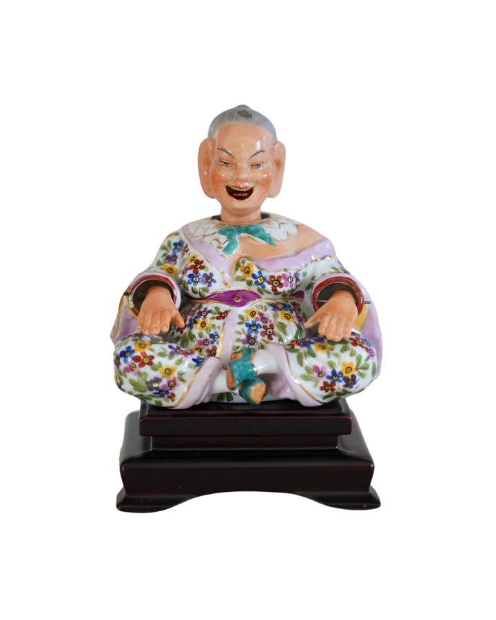 ANTIQUE CAPODIMONTE NODDING PAGODA