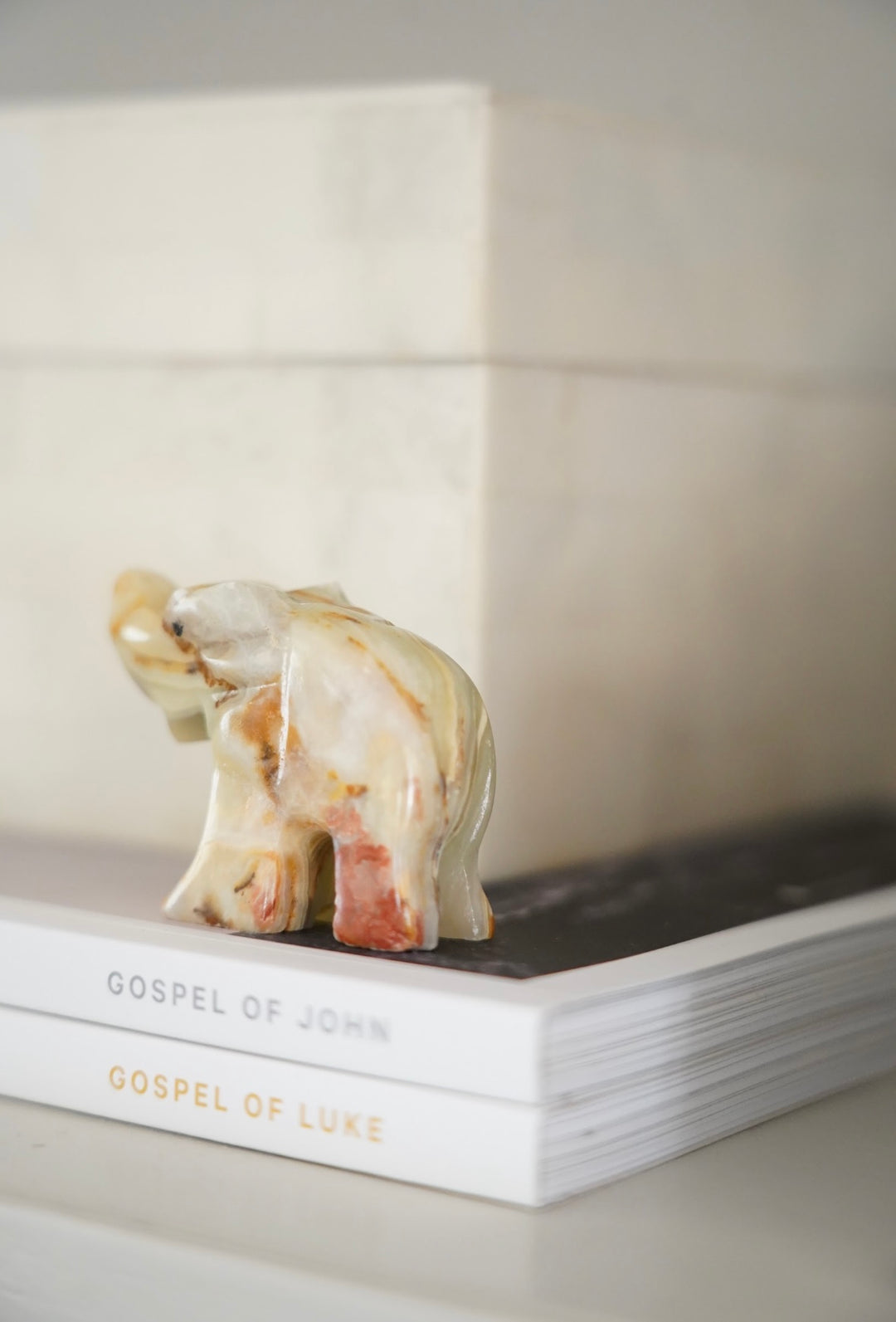 MINI GREEN ONYX ELEPHANT