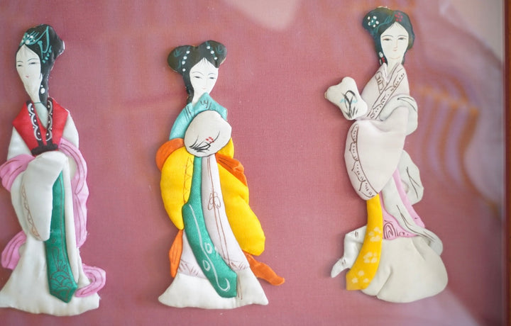 SILK GEISHA DOLLS ART