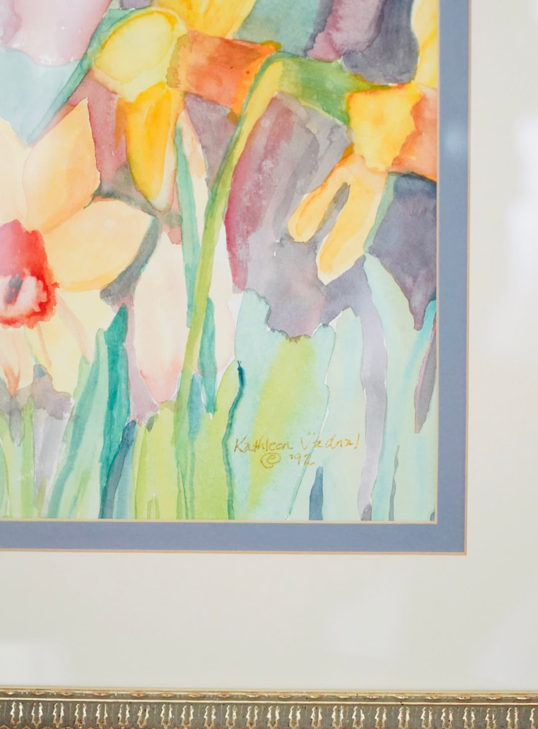 ORIGINAL GARDEN WATERCOLOR