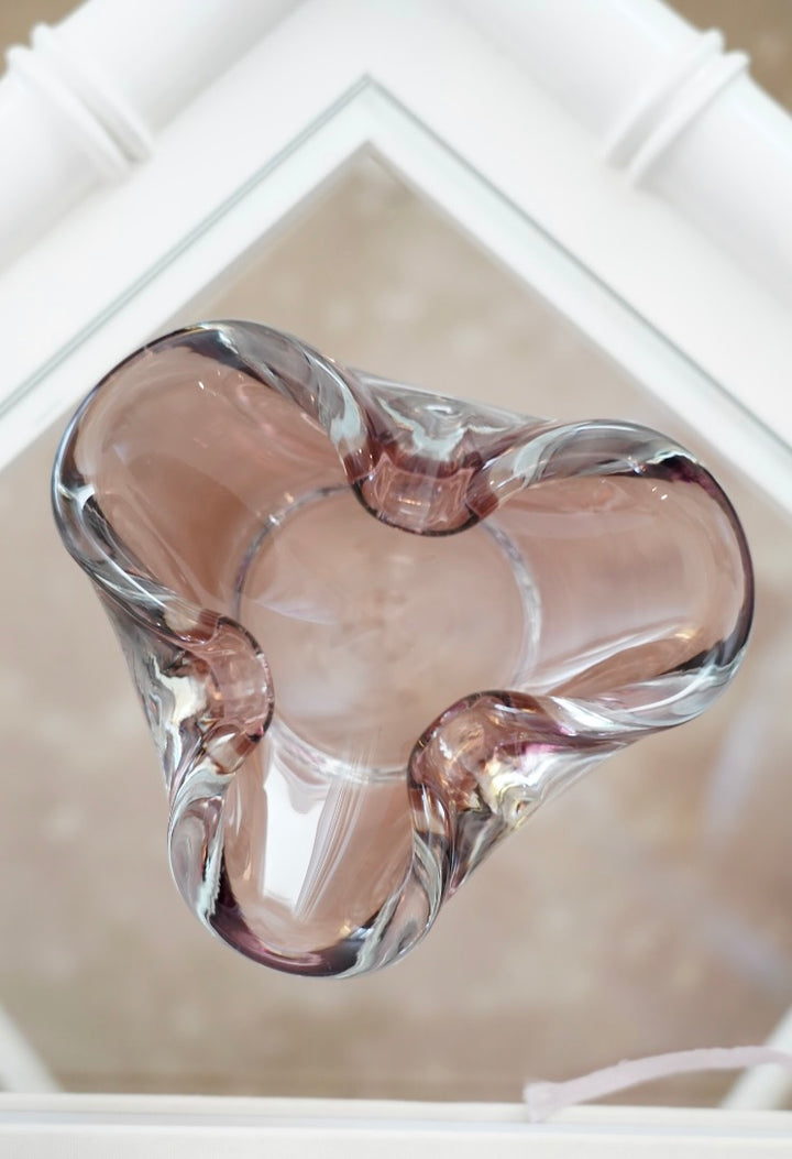 AMETHYST VINTAGE ART GLASS BOWL