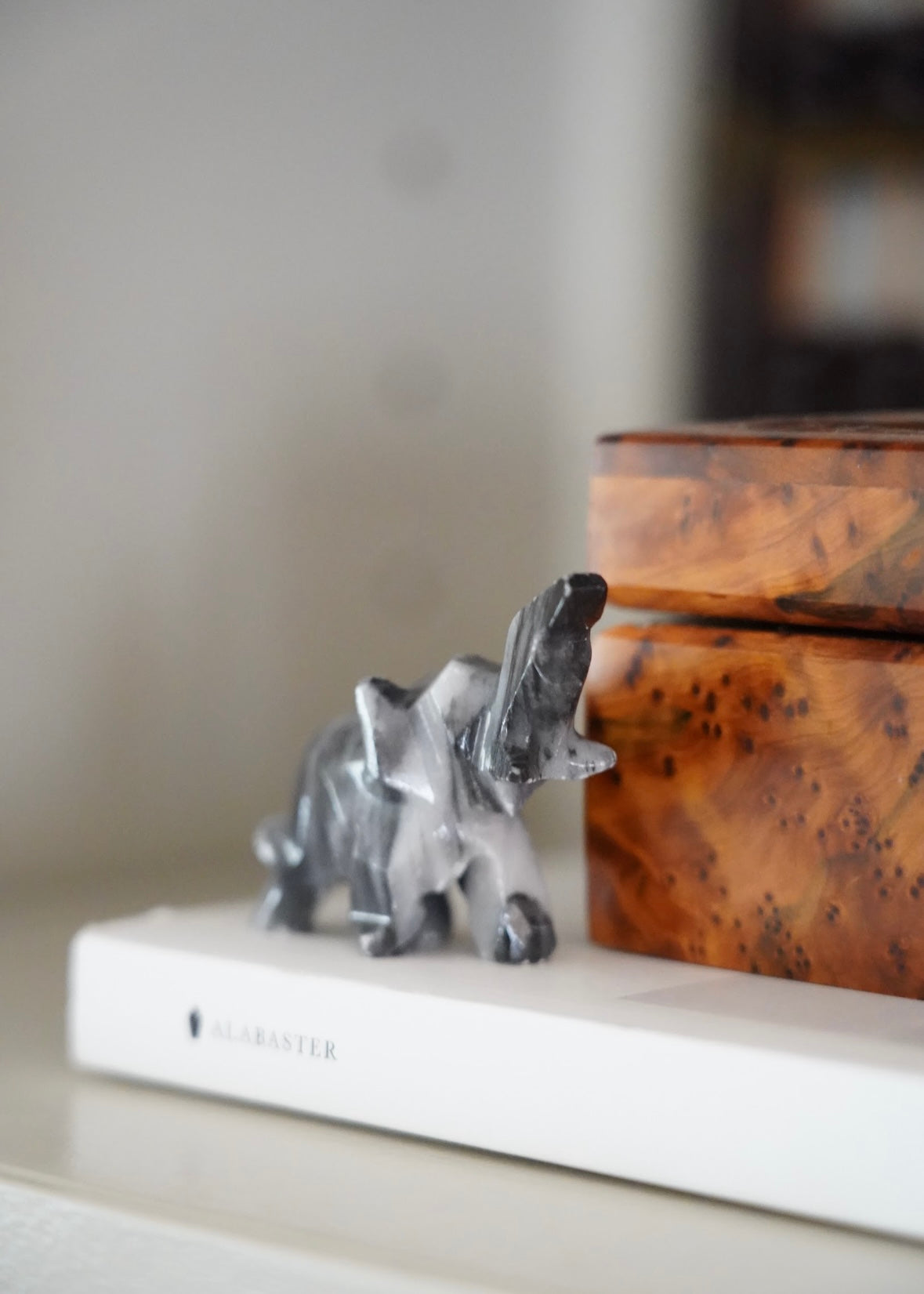 MINI BLACK ONYX ELEPHANT