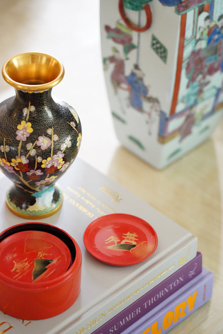 VINTAGE JAPANESE LACQUER COASTERS