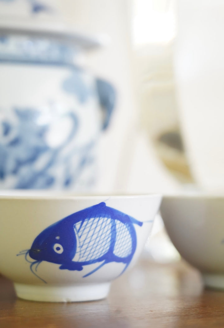 HAND PAINTED KOI FISH BOWLS