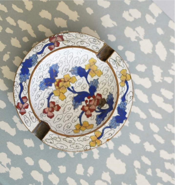 CLOISONNÉ TRINKET DISH