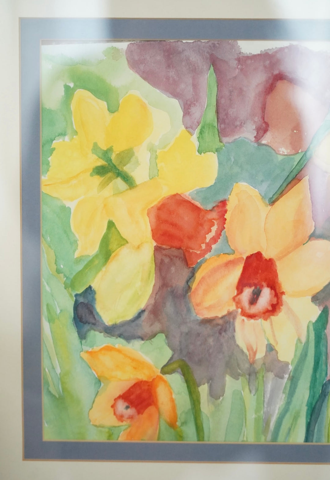 ORIGINAL GARDEN WATERCOLOR