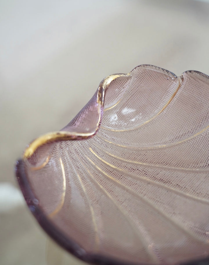 LAVENDER SHELL TRINKET BOWL