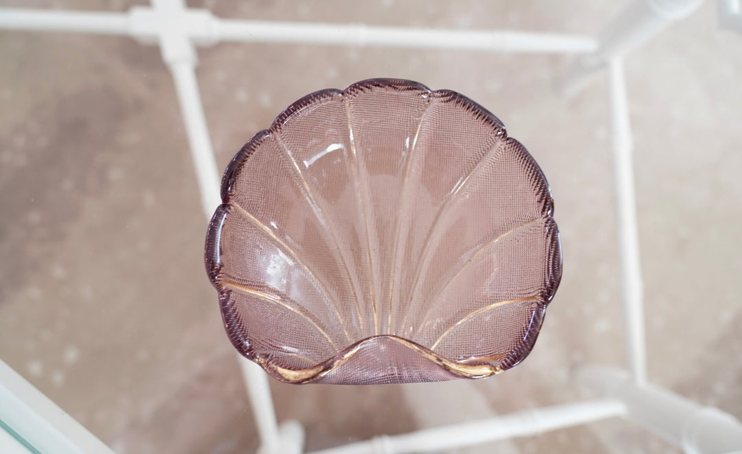 LAVENDER SHELL TRINKET BOWL