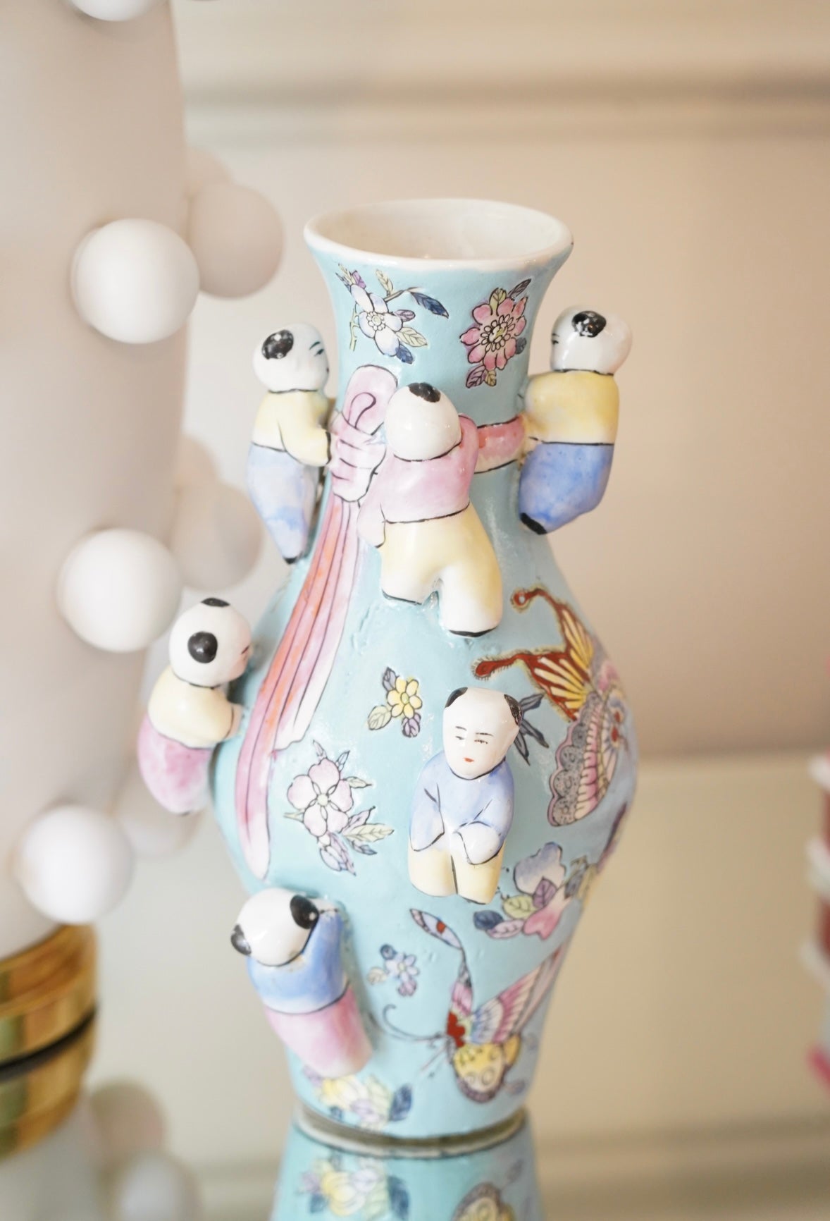 BLUE FERTILITY VASE