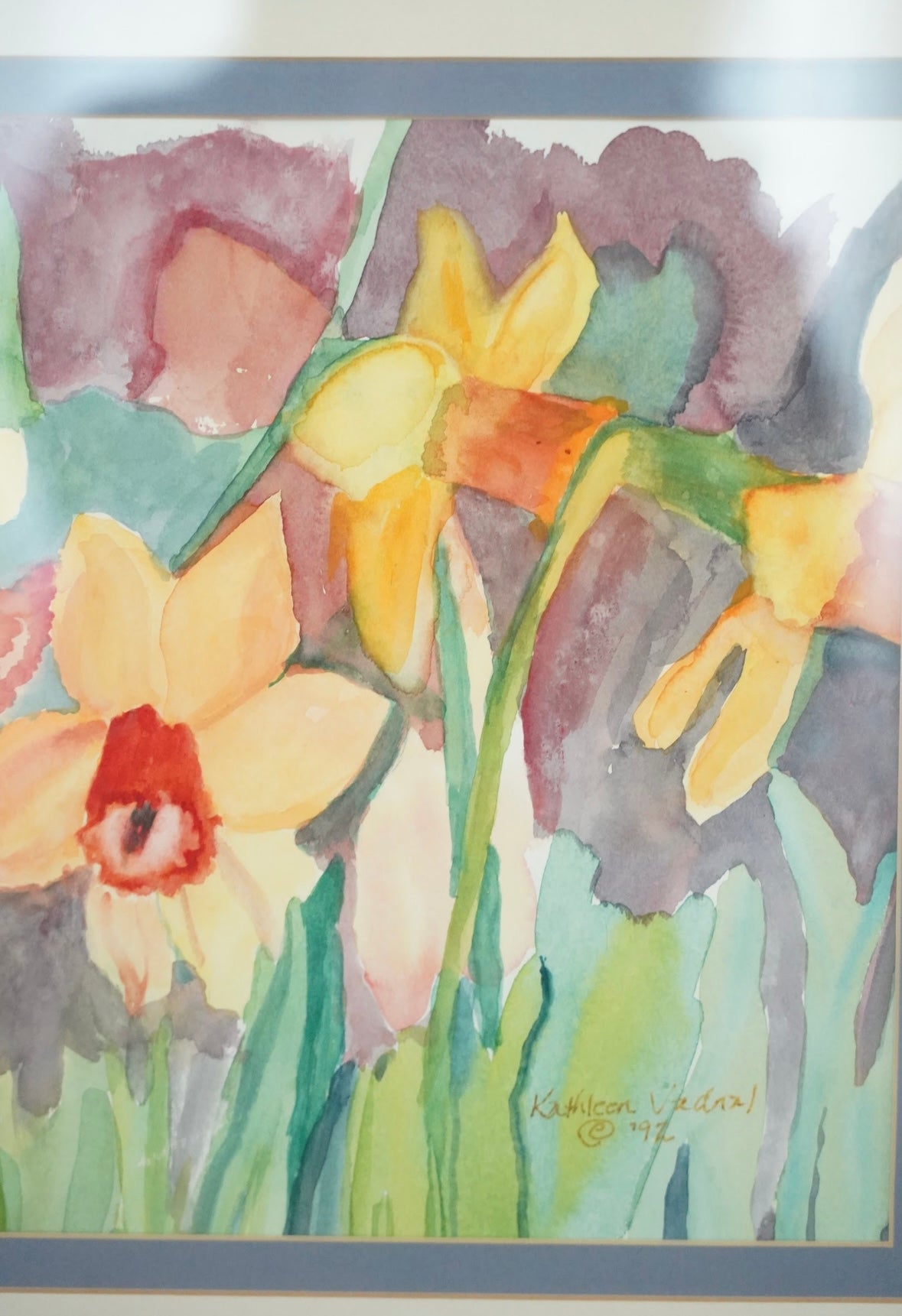 ORIGINAL GARDEN WATERCOLOR