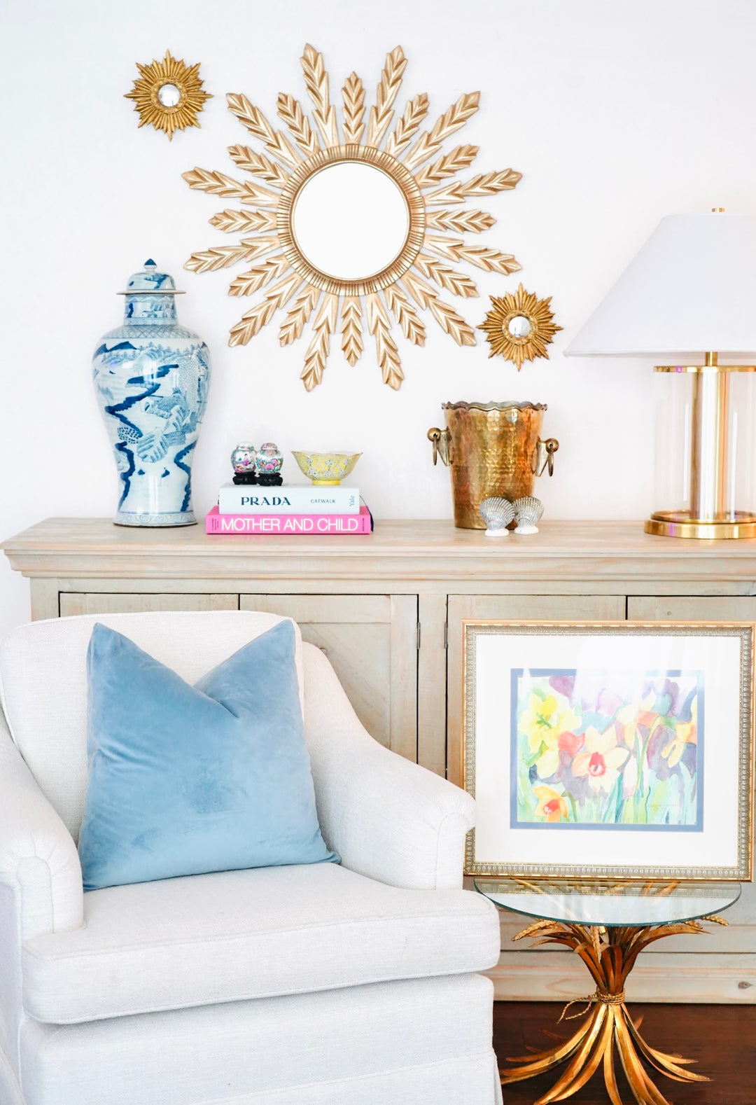 ORIGINAL GARDEN WATERCOLOR